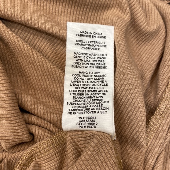 Anthropologie | Avec Les Filles Dress, Beige/Tan, Ruffles, Midi, Women’s (US L) - Picture 9 of 9